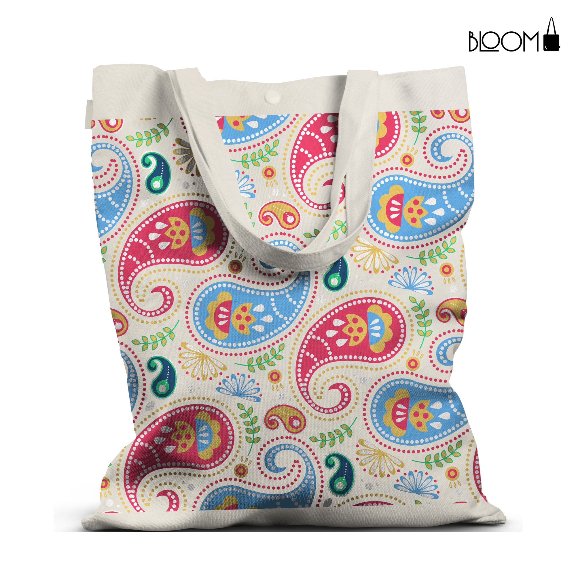 Carnival Bloom Paisley Tote