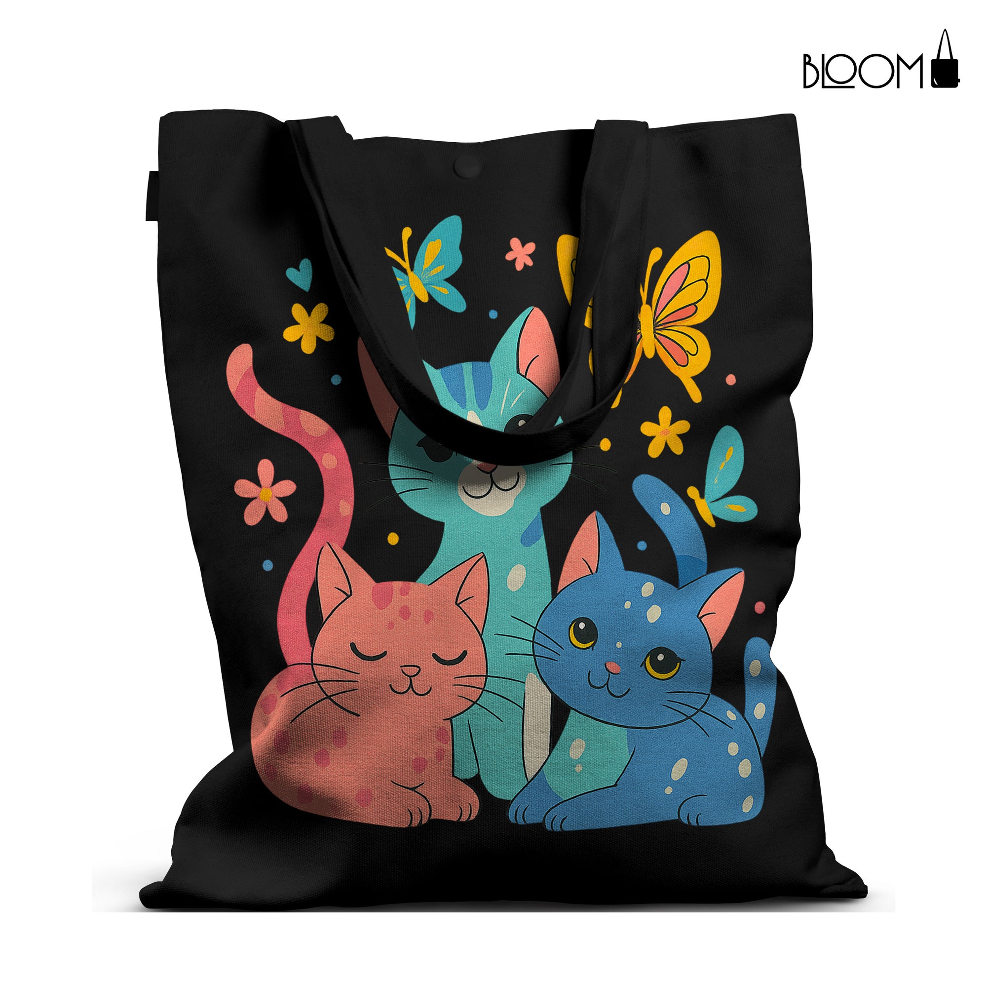 Butterfly Cats Tote