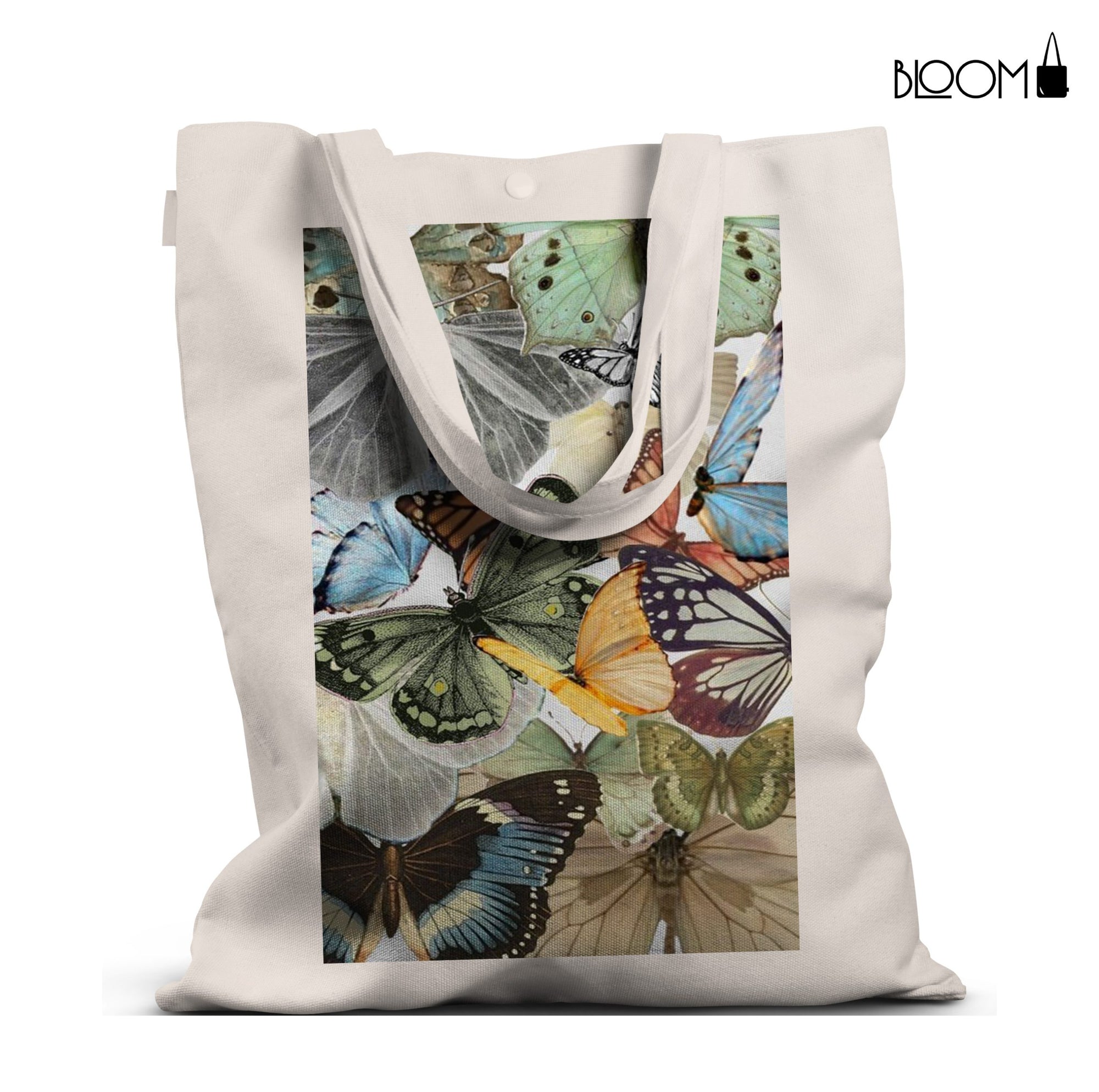 Midnight Butterfly Tote Bag
