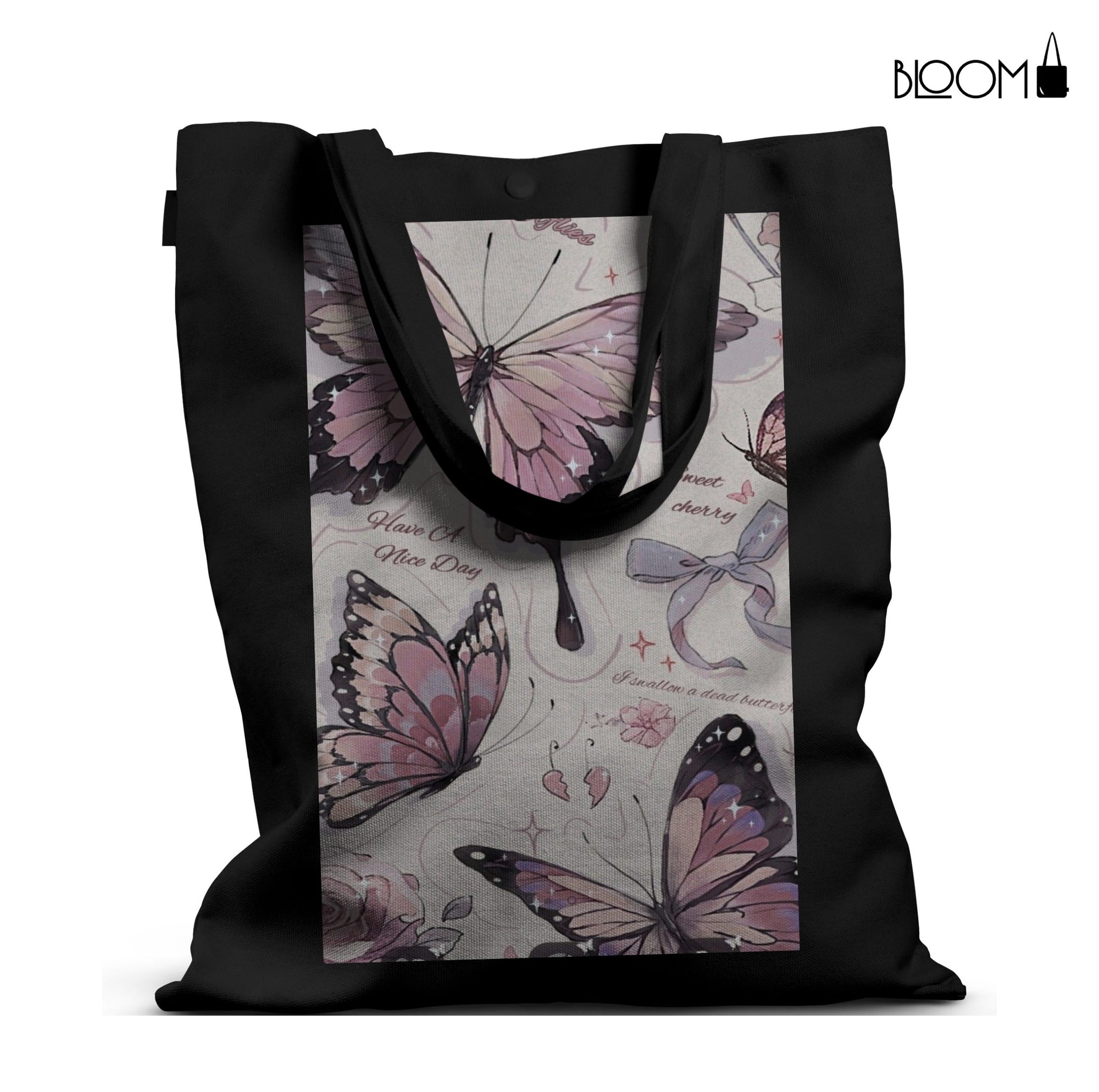 Elegance Butterfly Tote Bag