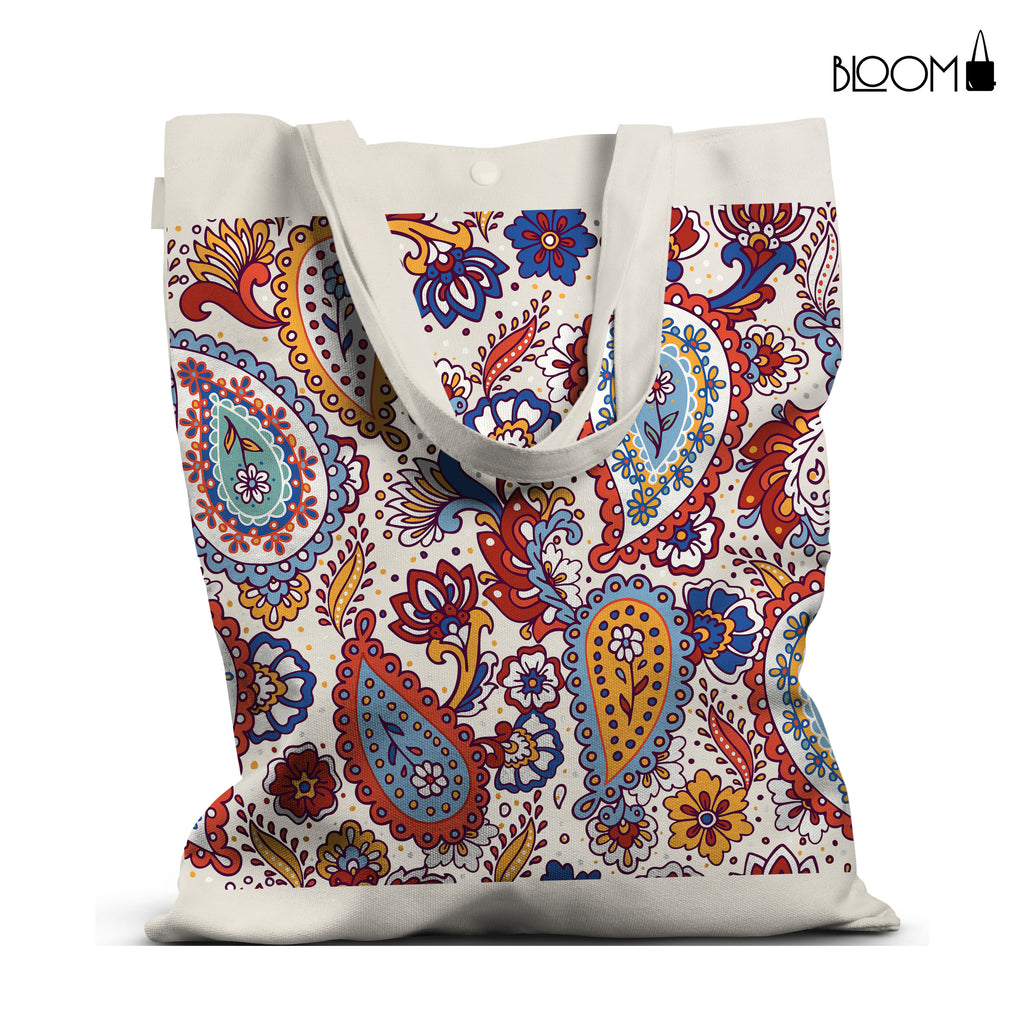 Midnight Paisley Tote