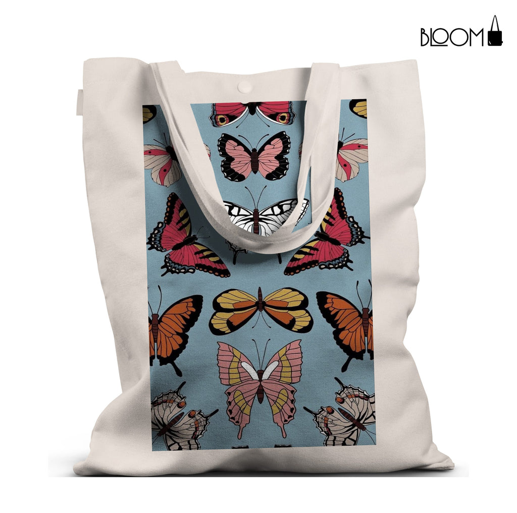 Noir Butterfly Dream Tote Bag