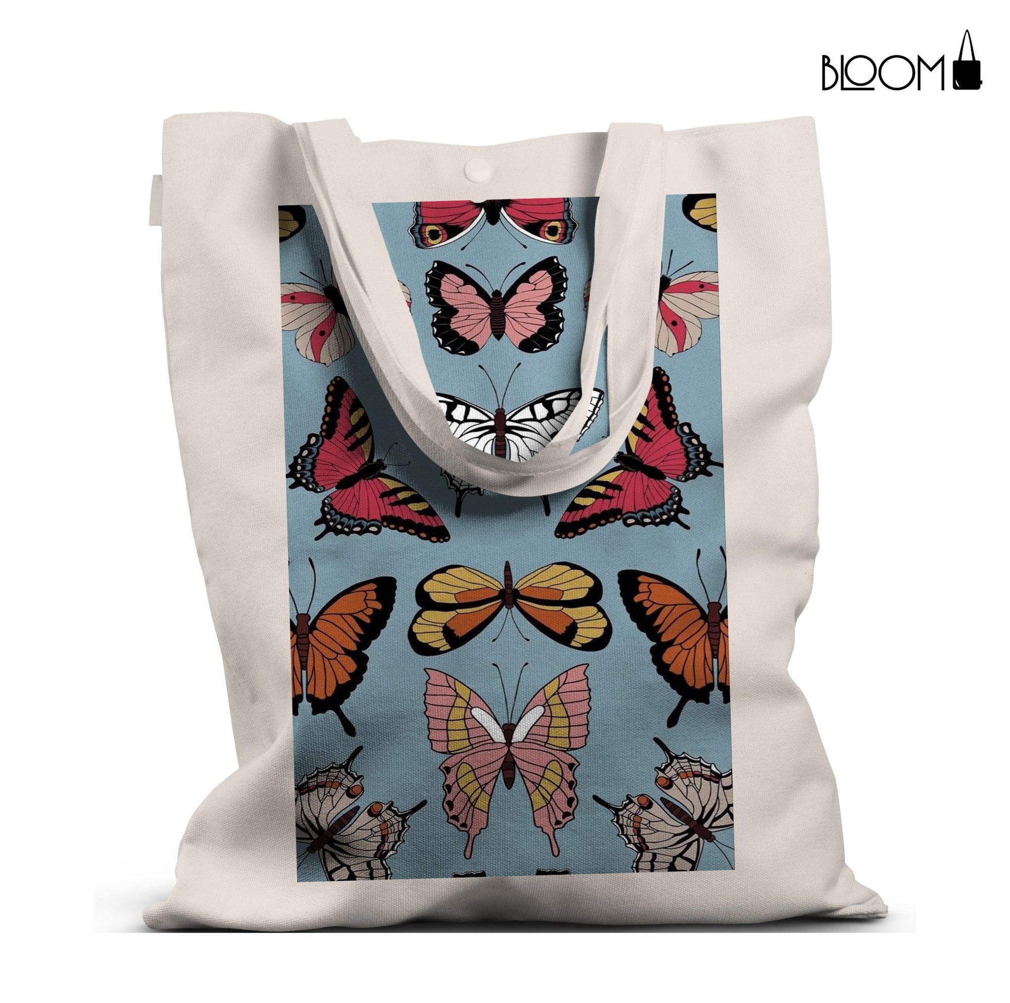 Noir Butterfly Dream Tote Bag