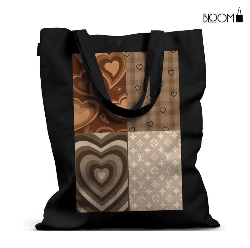 Retro Love Patchwork Tote