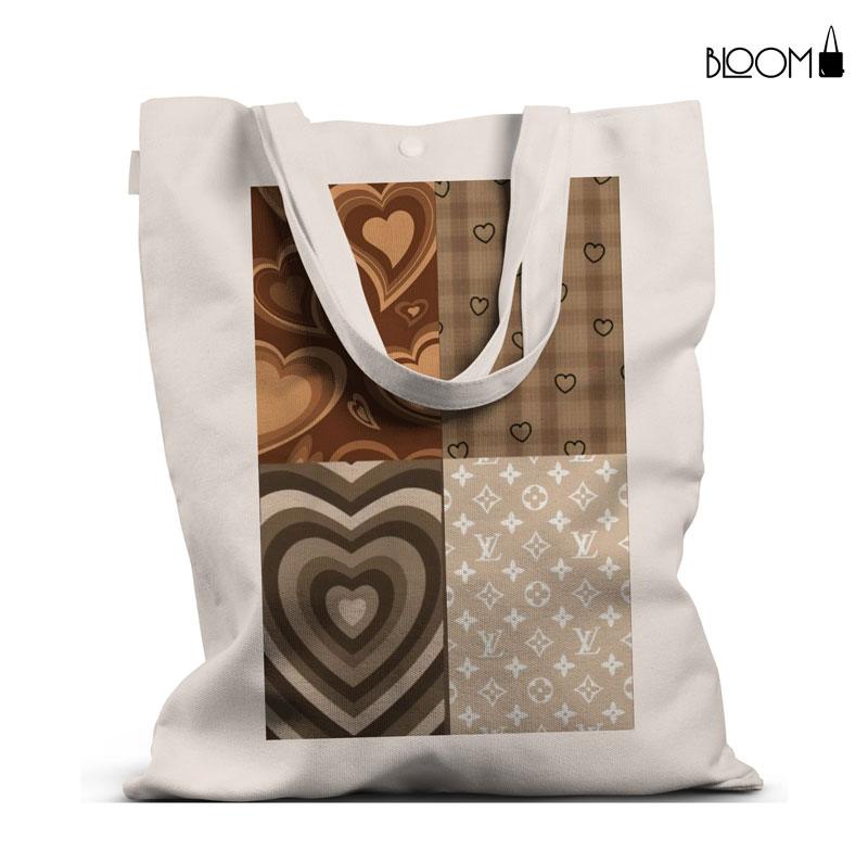 Retro Love Patchwork Tote