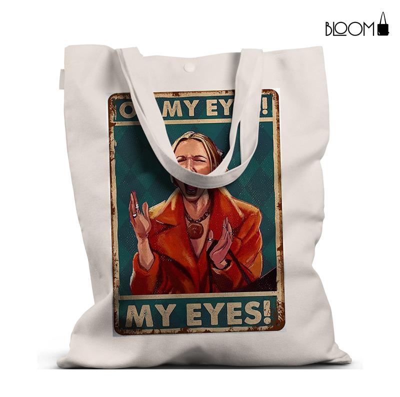 “My Eyes!” – Phoebe-Inspired Pop Art Tote by Bloom