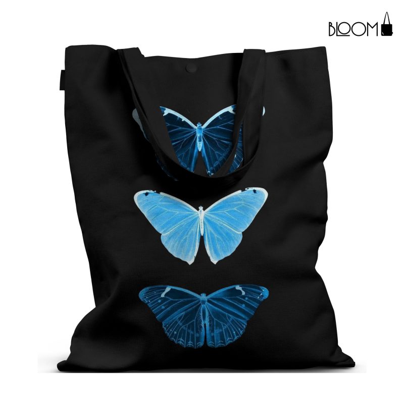Ivory Butterfly Delight Tote Bag