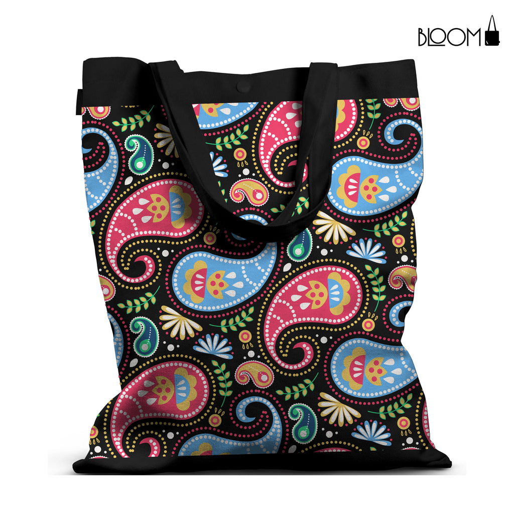 Carnival Bloom Paisley Tote