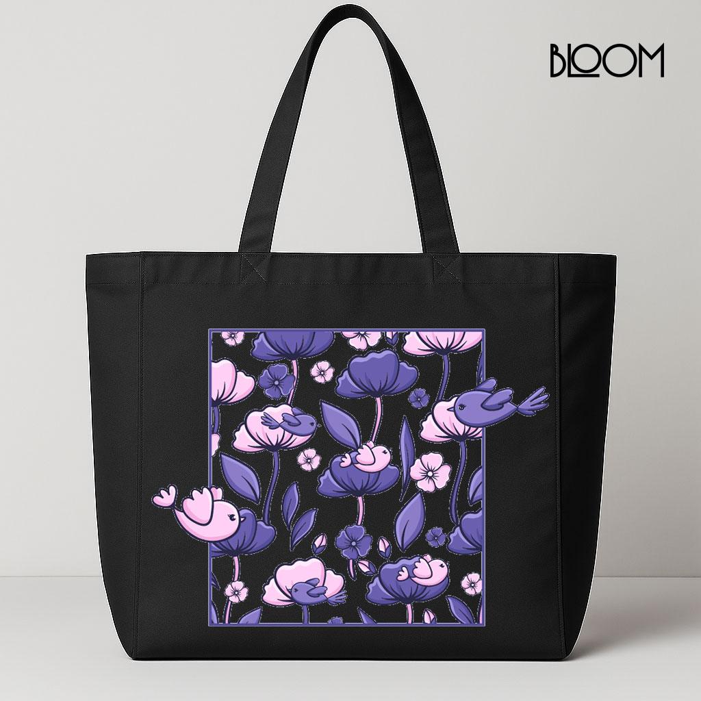 Lavender Birds & Blooms