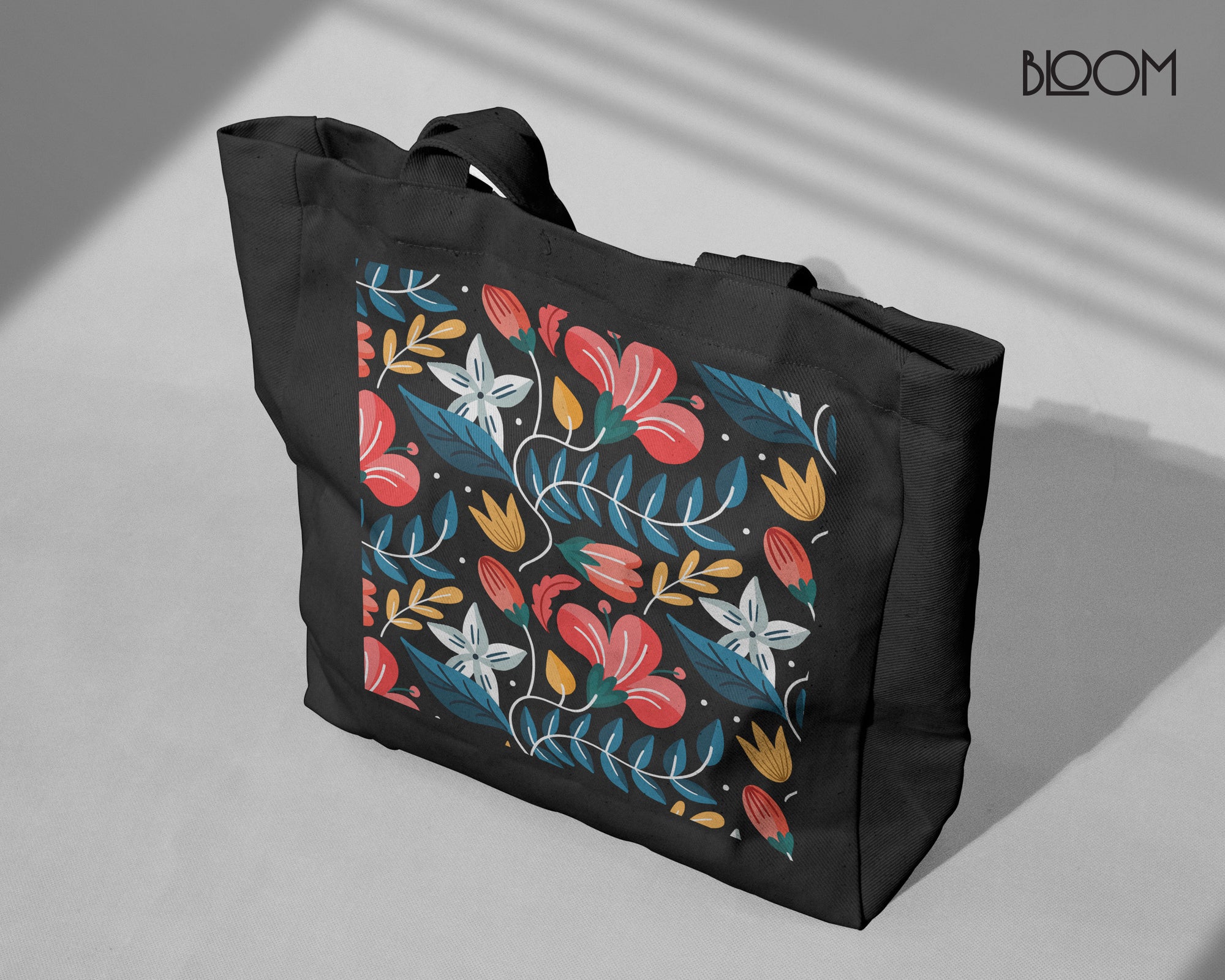 Spring Petals Pattern Tote