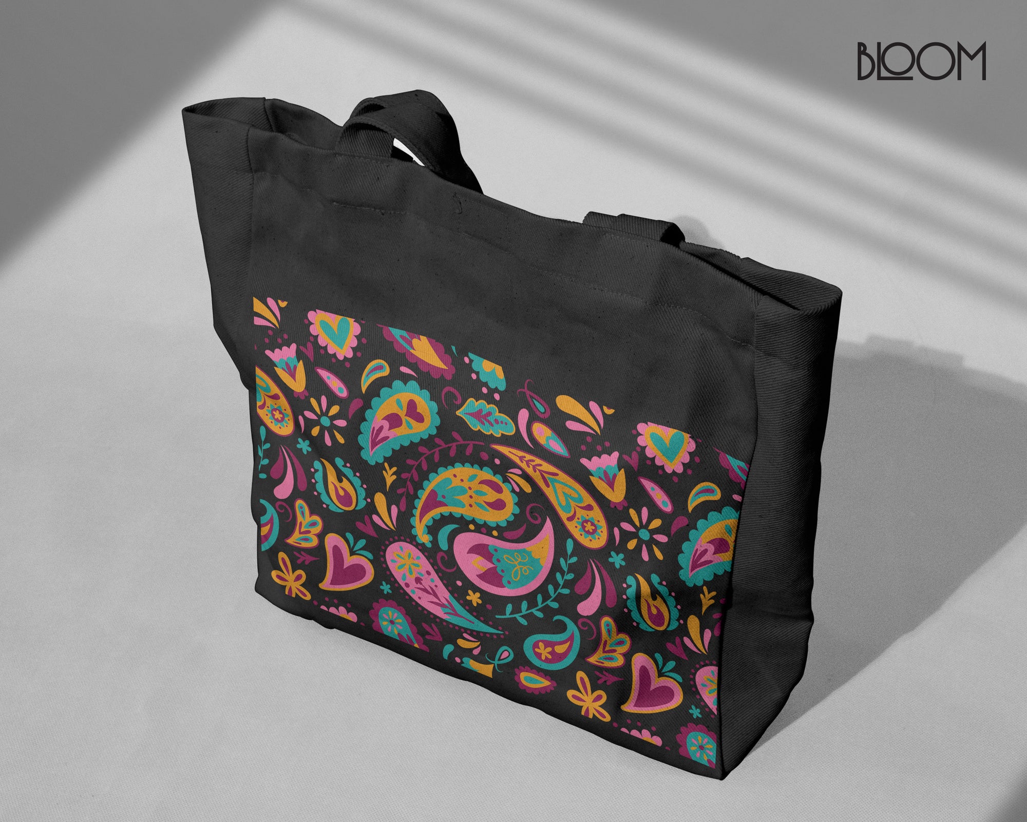 Vibrant Paisley Bloom