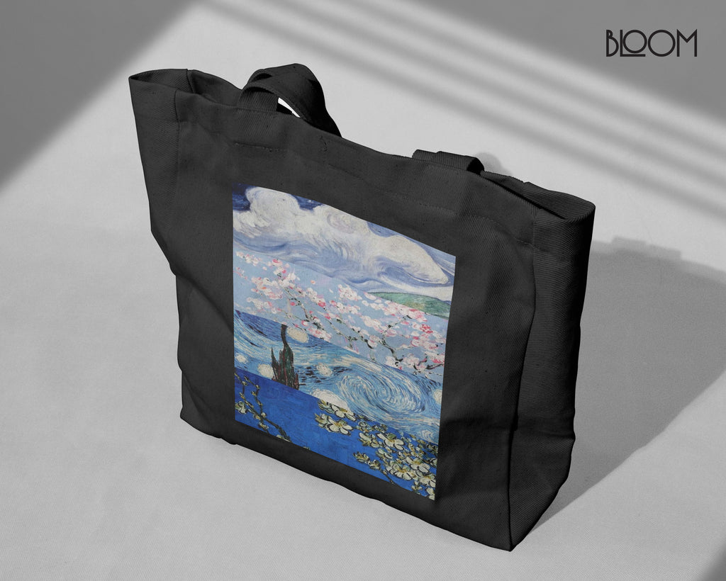 Van Gogh Inspired Blue Waves