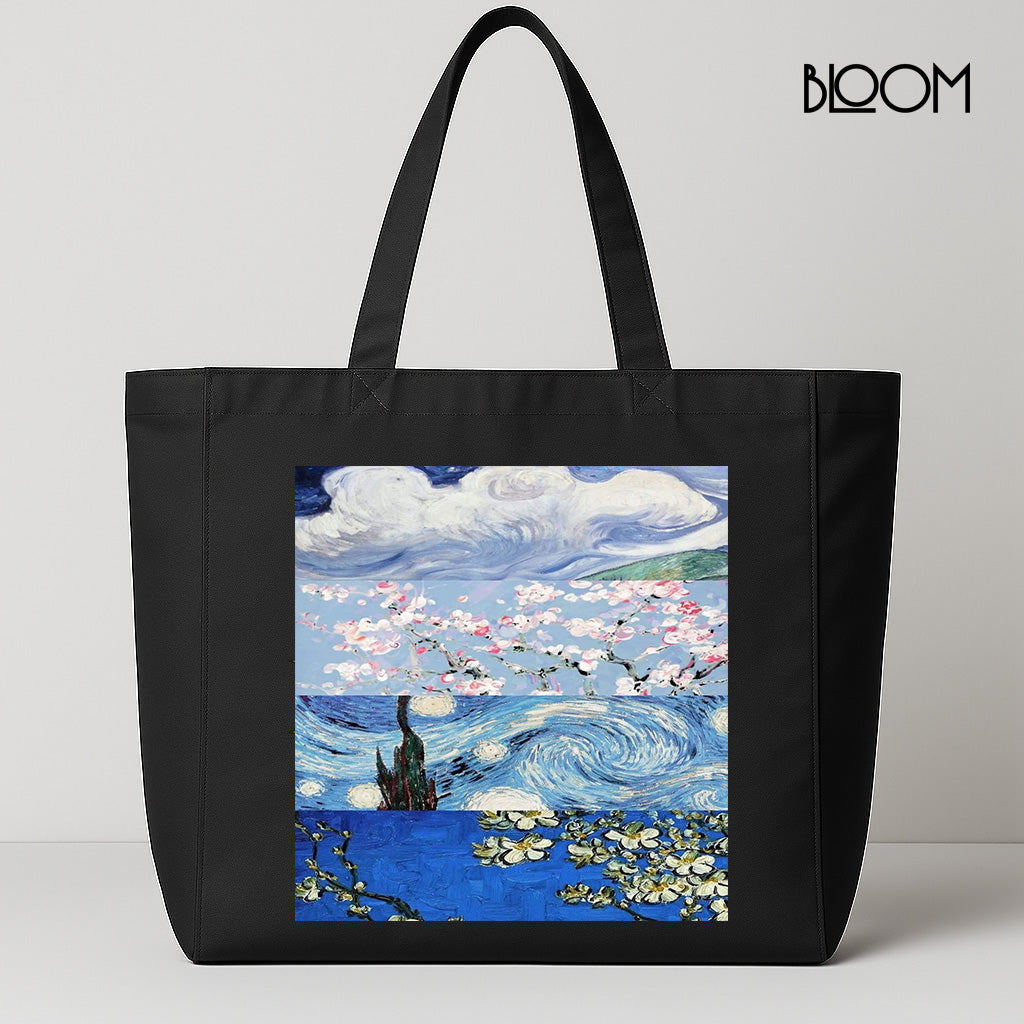 Van Gogh Inspired Blue Waves