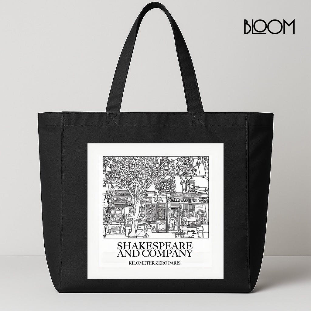 Bloom Large Tote – Shakespeare & Company design.