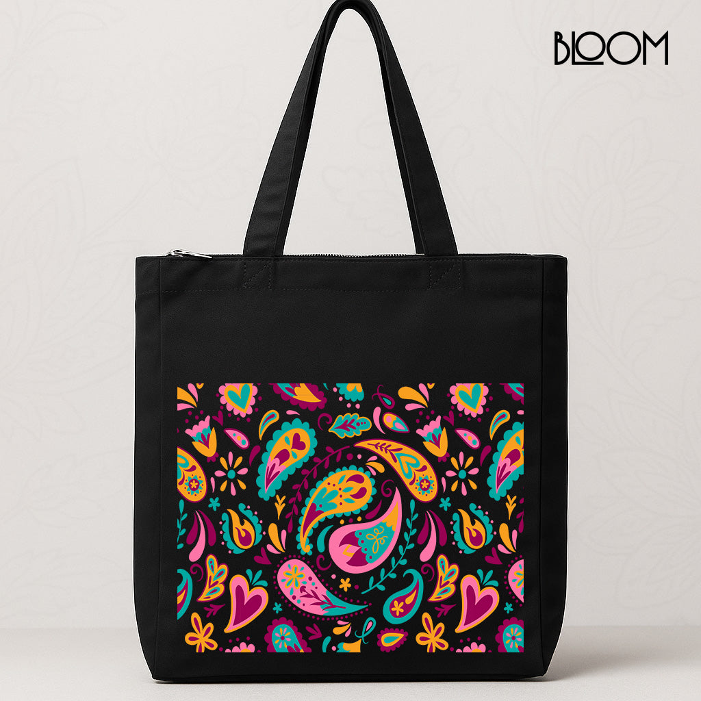 Vibrant Paisley Bloom