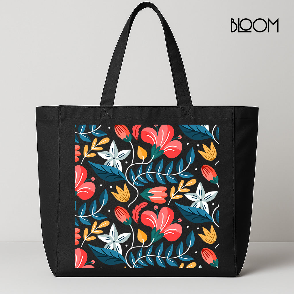 Spring Petals Pattern Tote