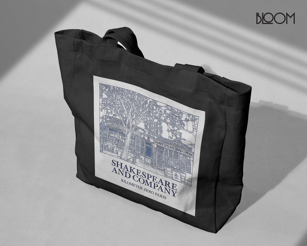 Bloom Large Tote – Shakespeare & Company design.