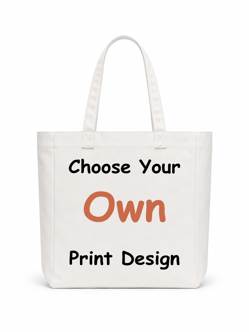 Custom Print Design — Your Photo, Logo, or Artwork on a Tote