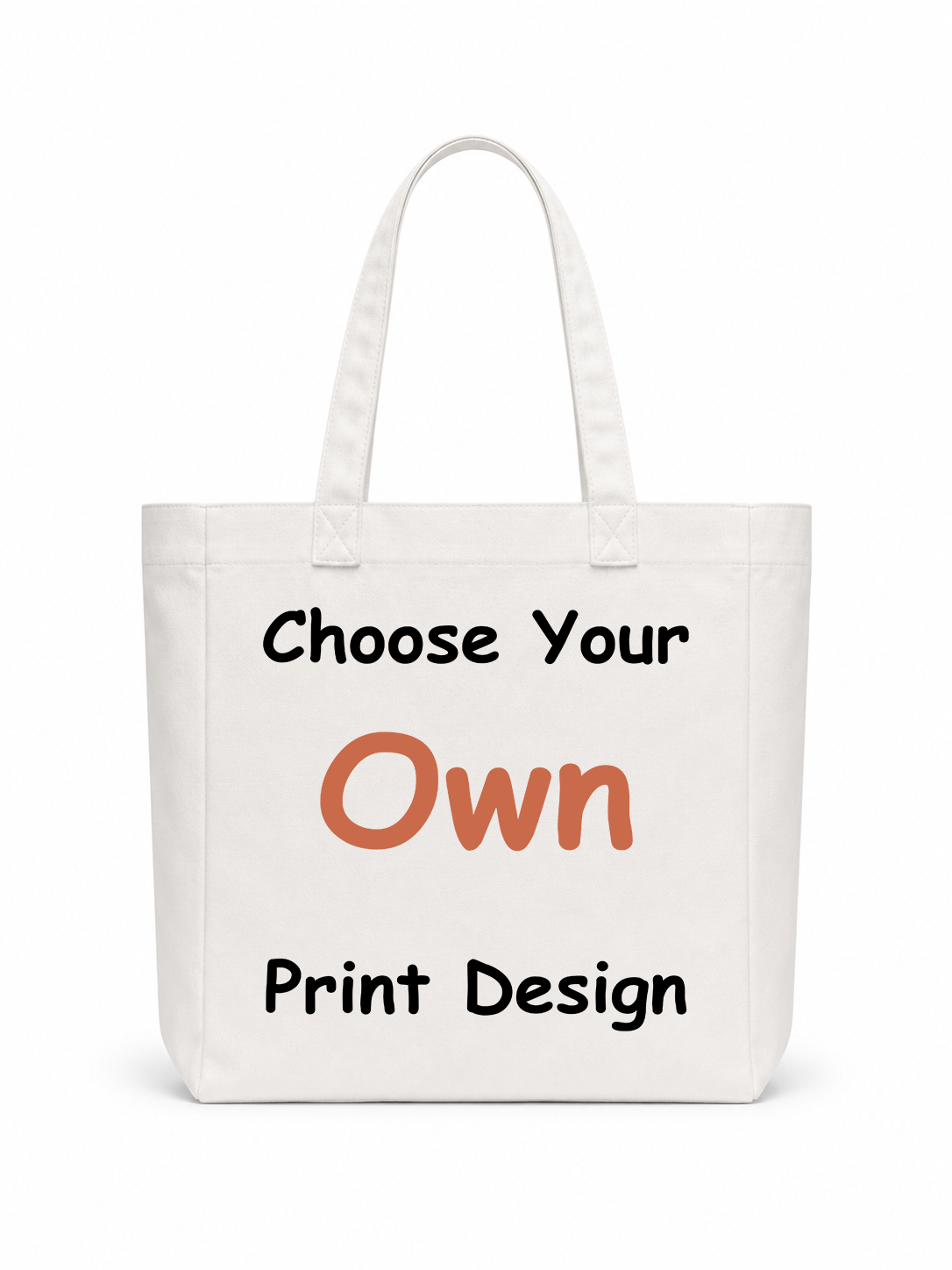 Custom Print Design — Your Photo, Logo, or Artwork on a Tote