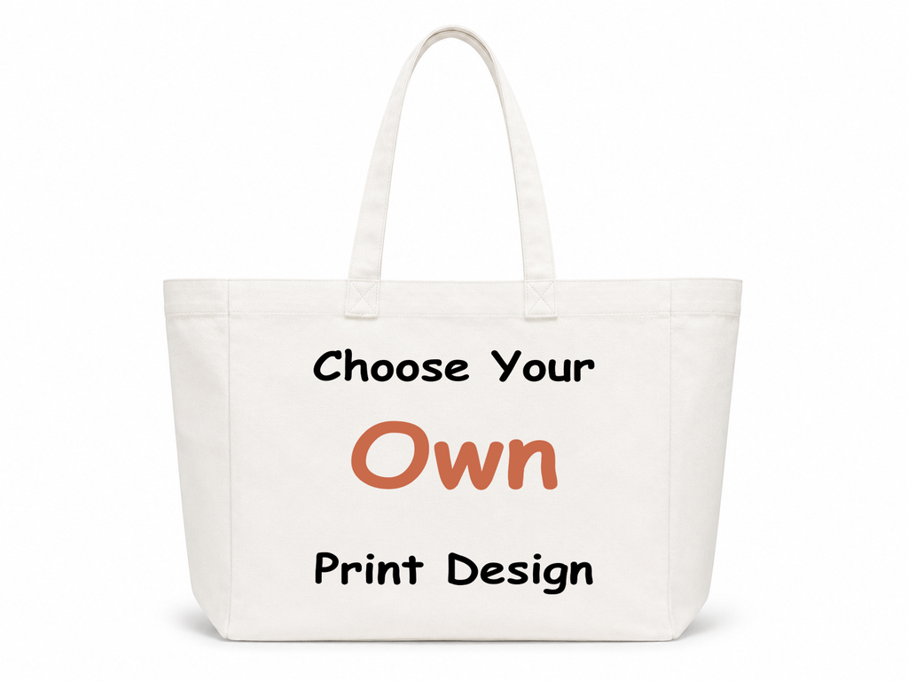 Custom Print Design — Your Photo, Logo, or Artwork on a Tote