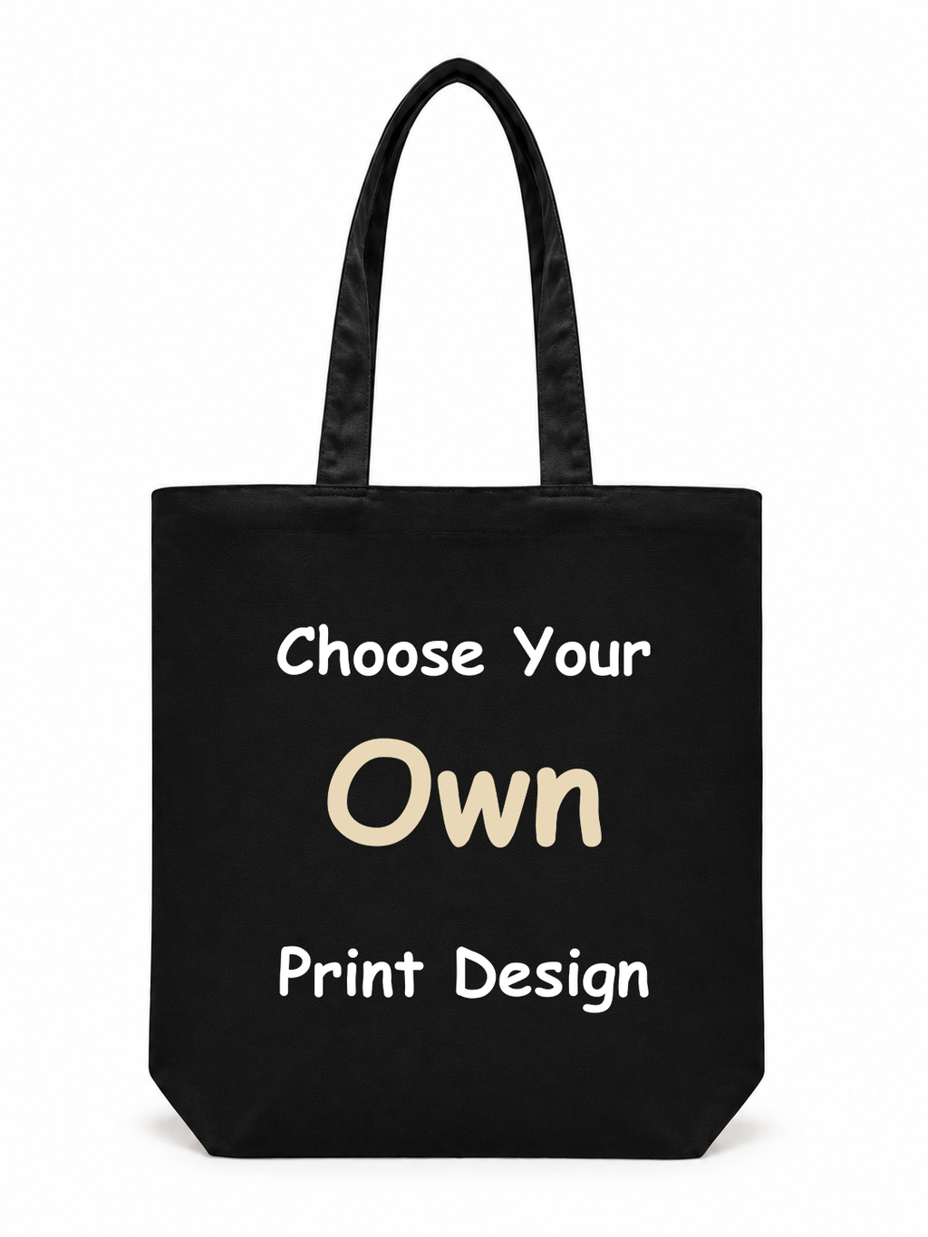 Custom Print Design — Your Photo, Logo, or Artwork on a Tote