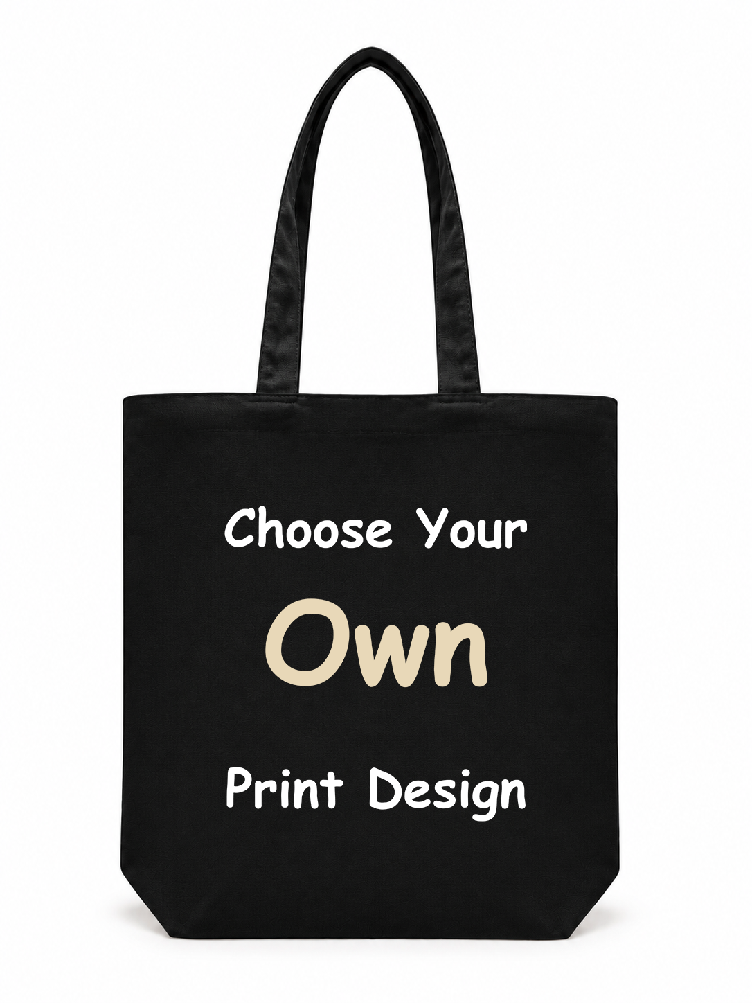 Custom Print Design — Your Photo, Logo, or Artwork on a Tote