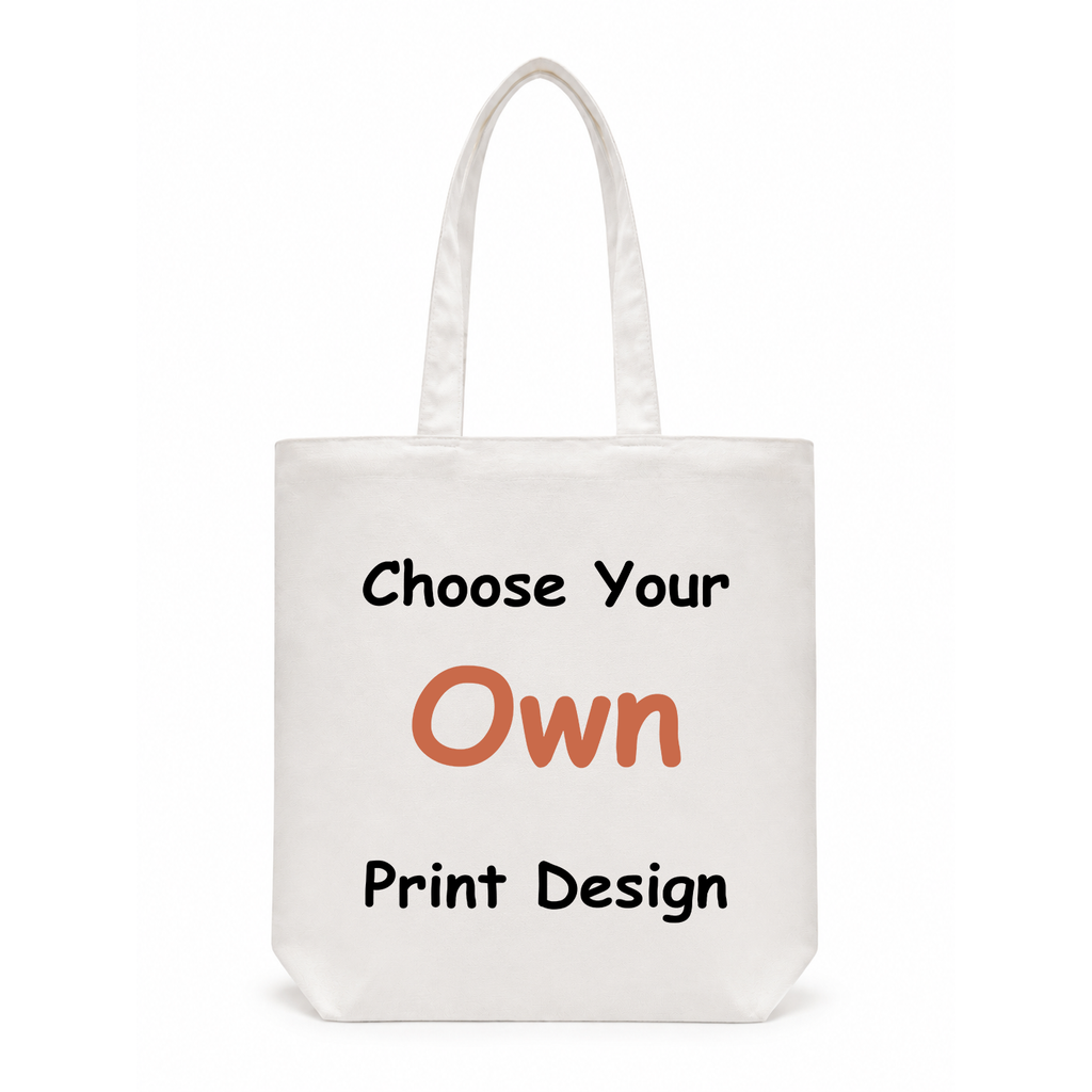 Custom Print Design — Your Photo, Logo, or Artwork on a Tote