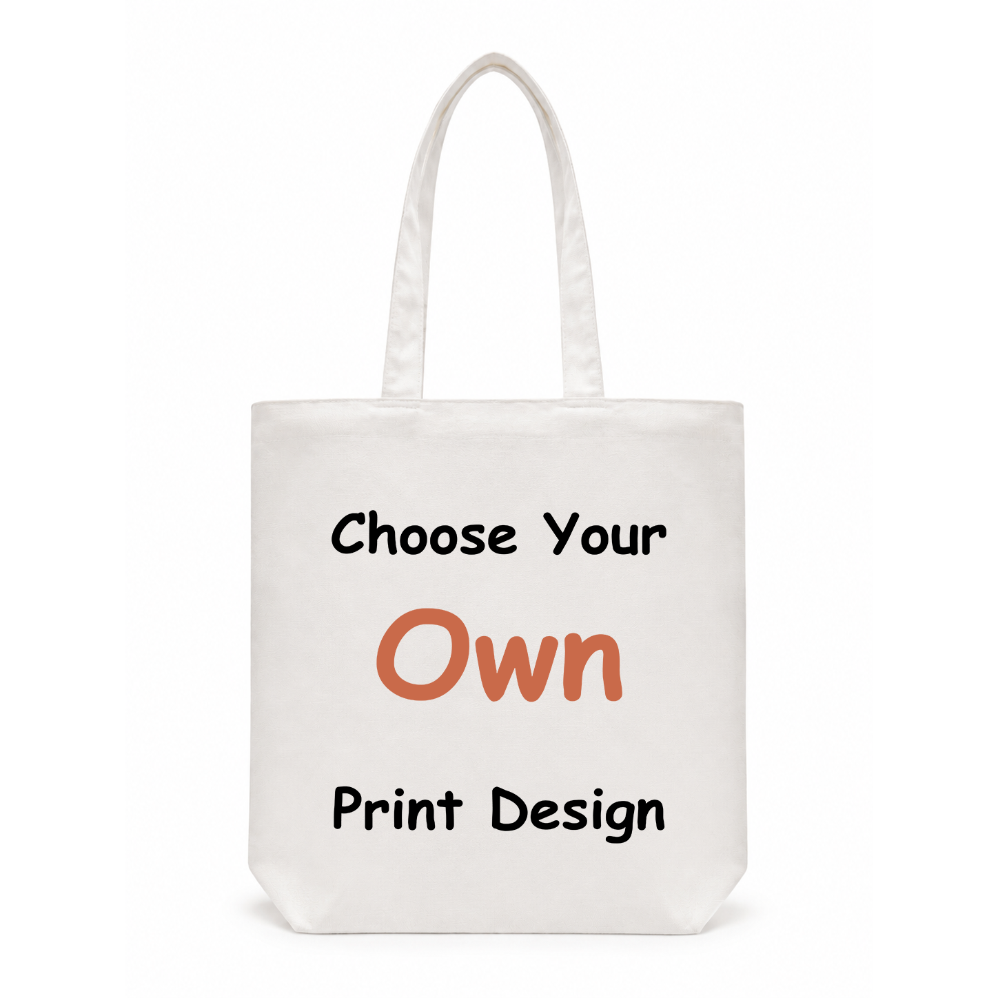 Custom Print Design — Your Photo, Logo, or Artwork on a Tote