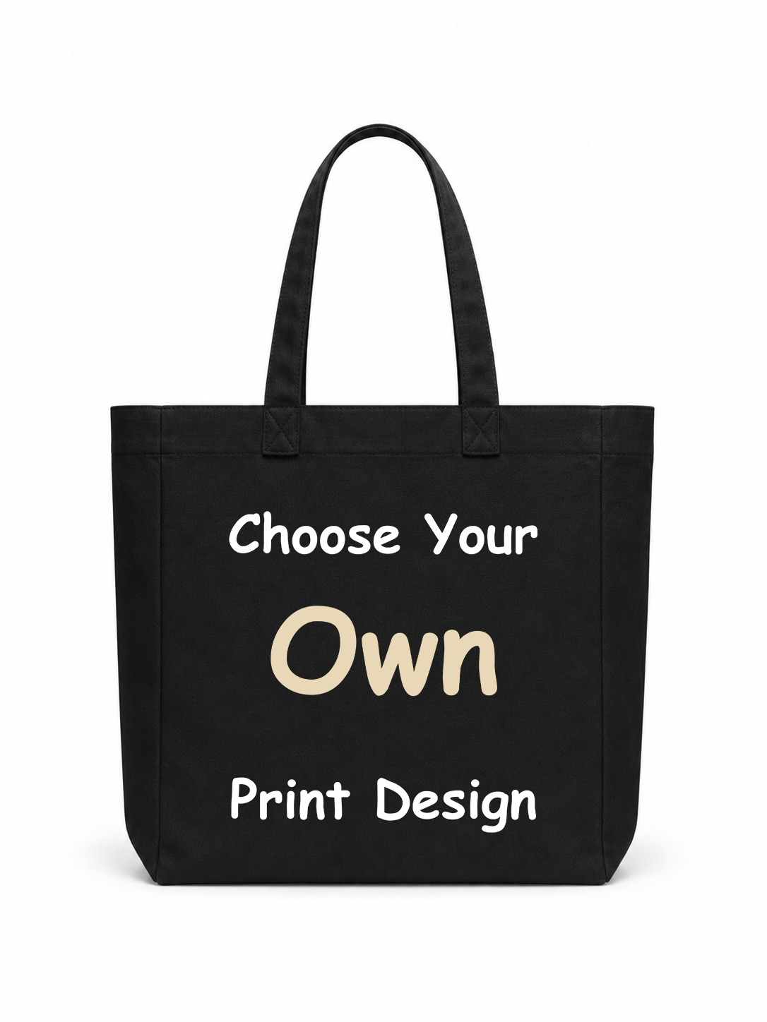 Custom Print Design — Your Photo, Logo, or Artwork on a Tote