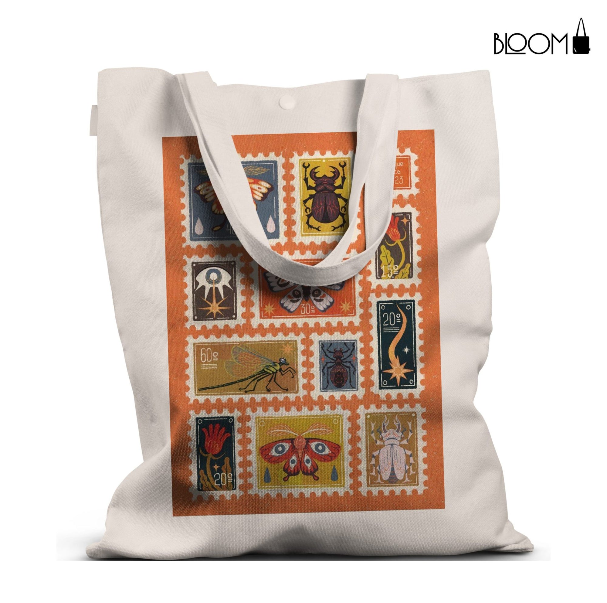 Stamps Canvas Tote Bag