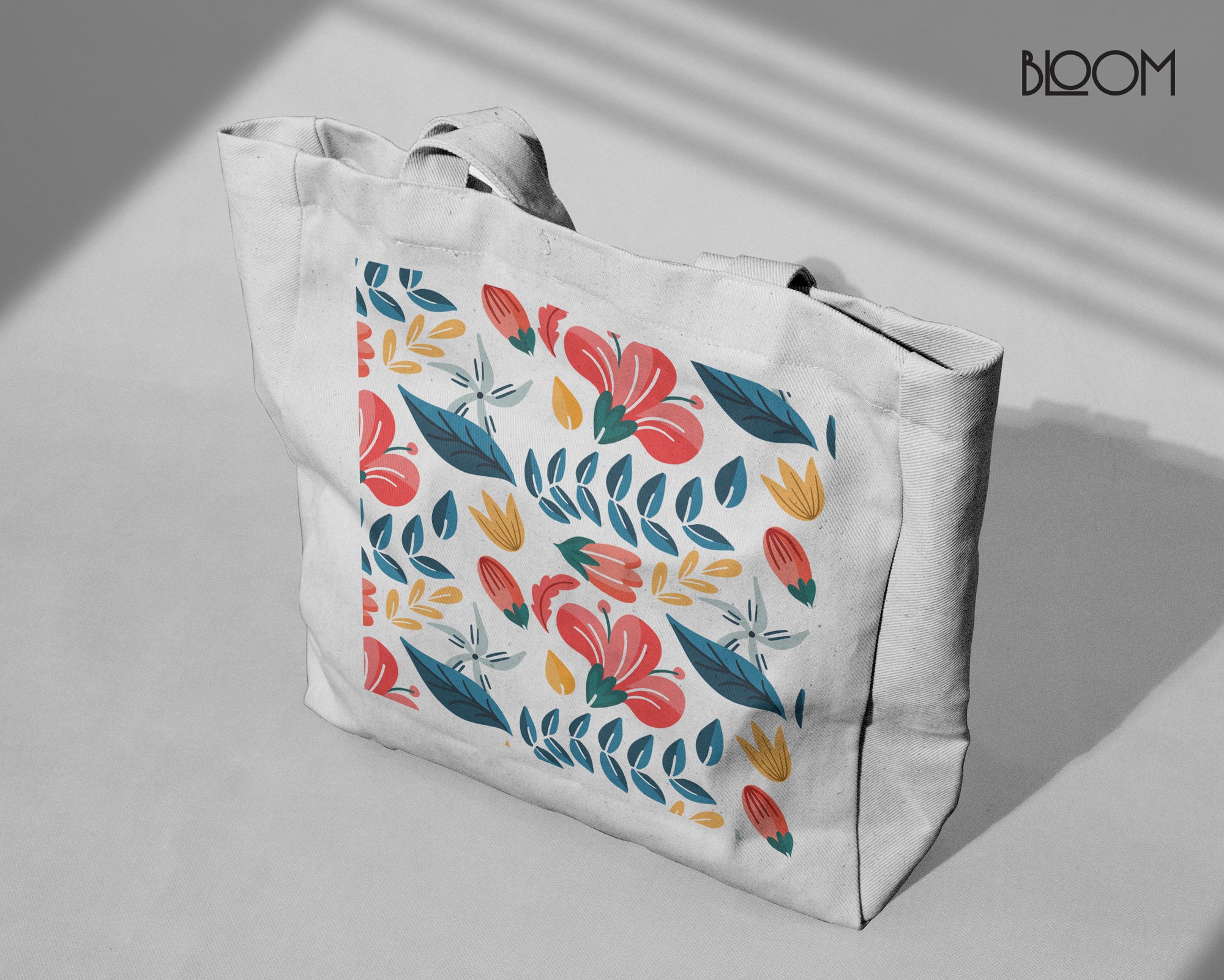 Spring Petals Pattern Tote