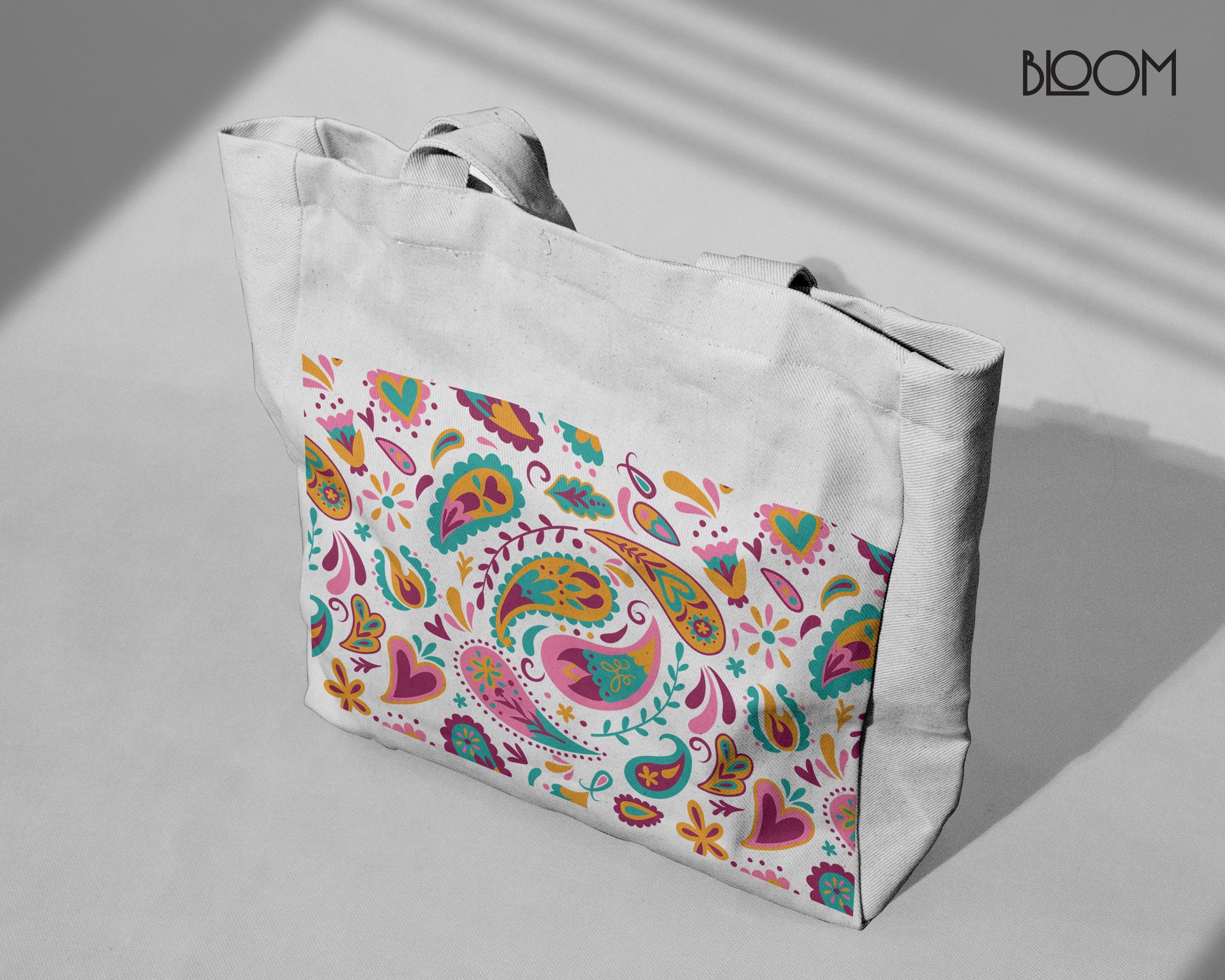 Vibrant Paisley Bloom