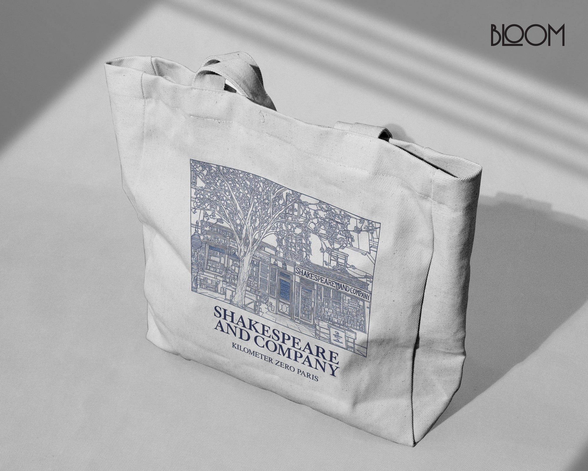 Bloom Large Tote – Shakespeare & Company design.