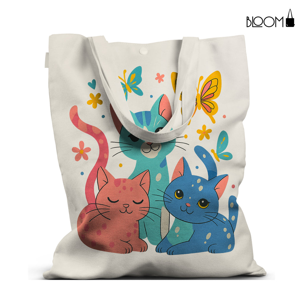 Butterfly Cats Tote