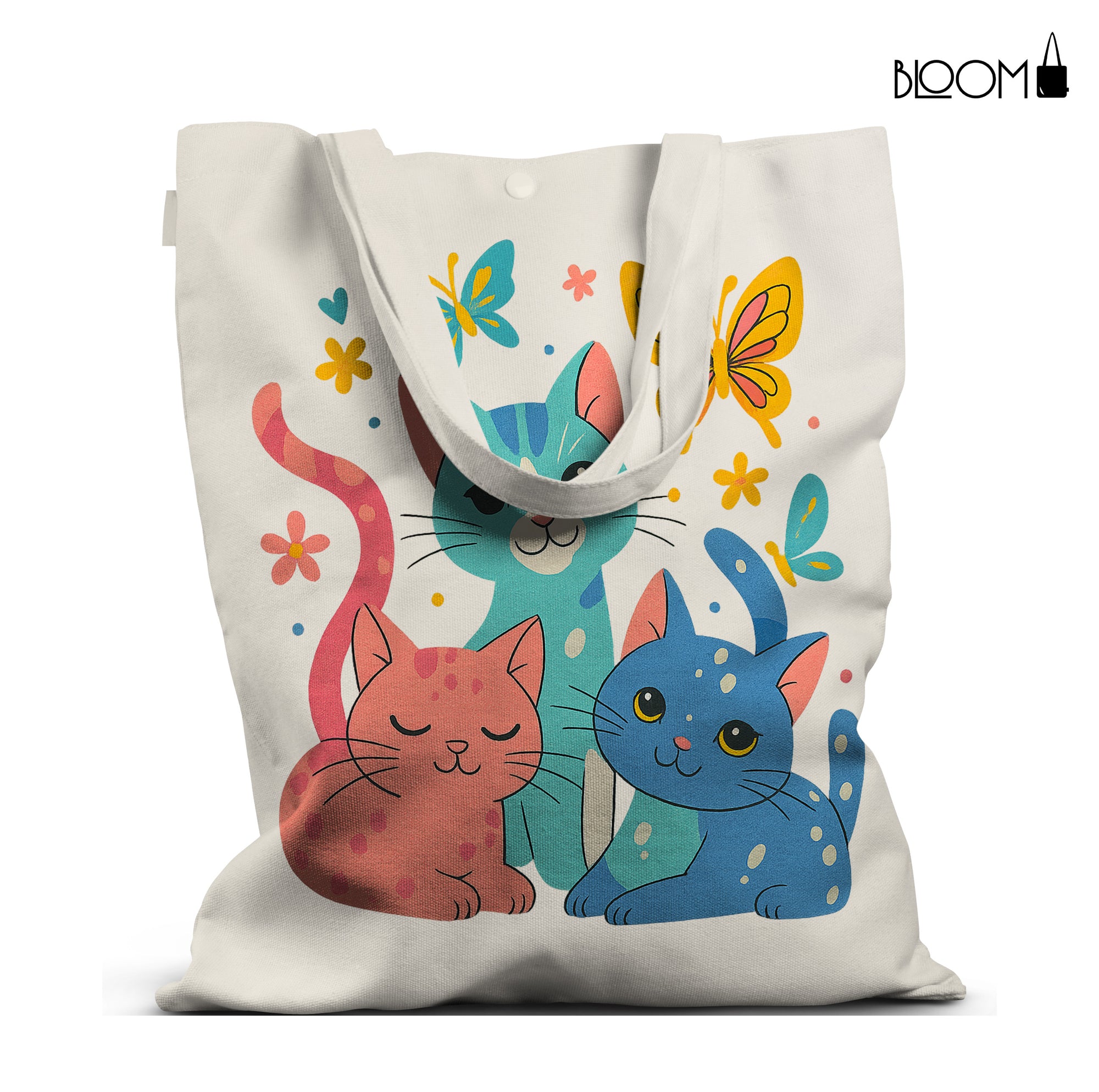 Butterfly Cats Tote