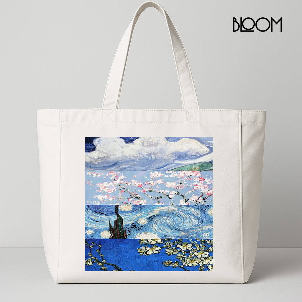 Van Gogh Inspired Blue Waves