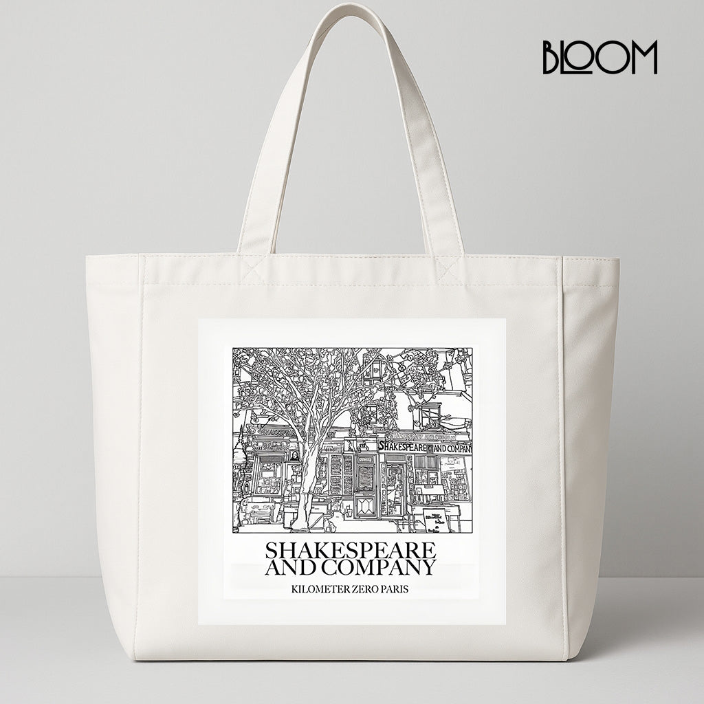 Bloom Large Tote – Shakespeare & Company design.