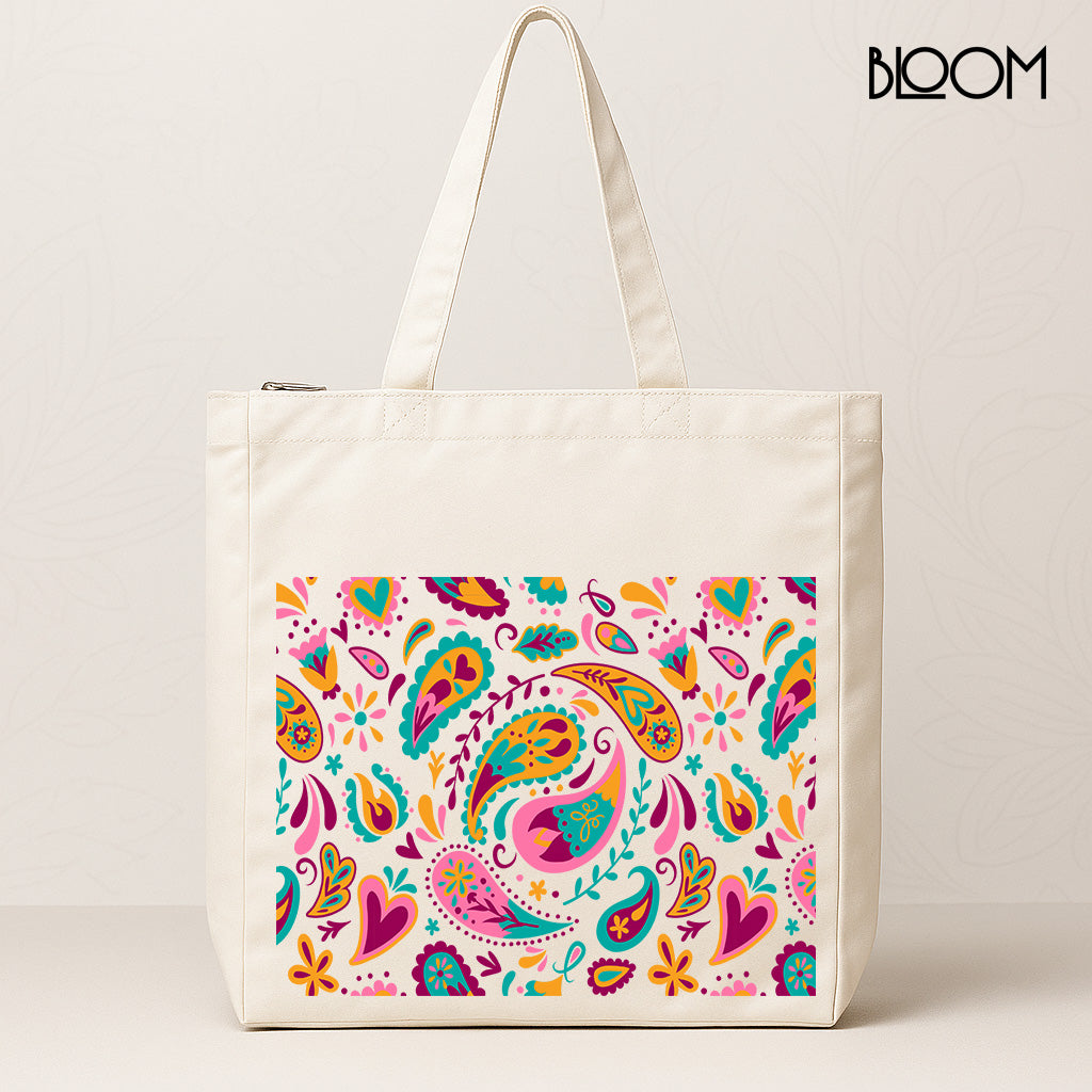 Vibrant Paisley Bloom