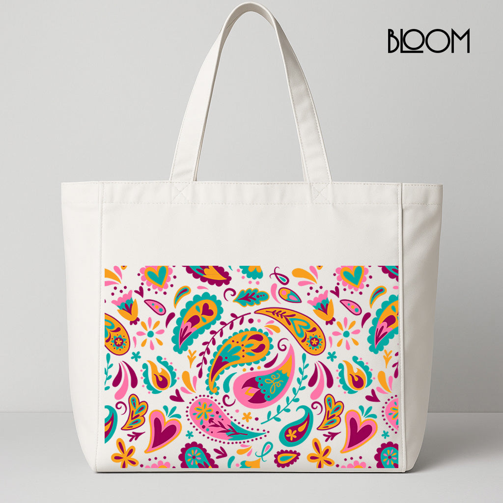 Vibrant Paisley Bloom
