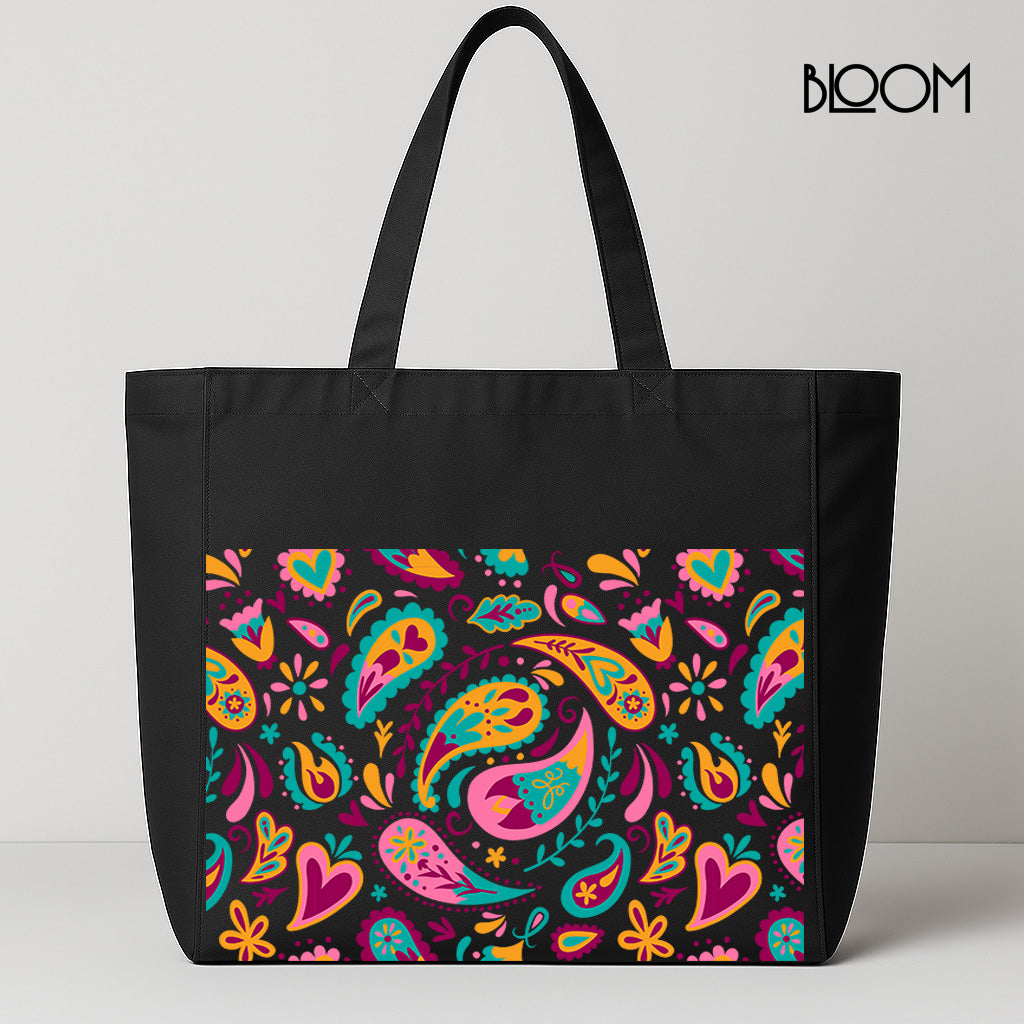 Vibrant Paisley Bloom