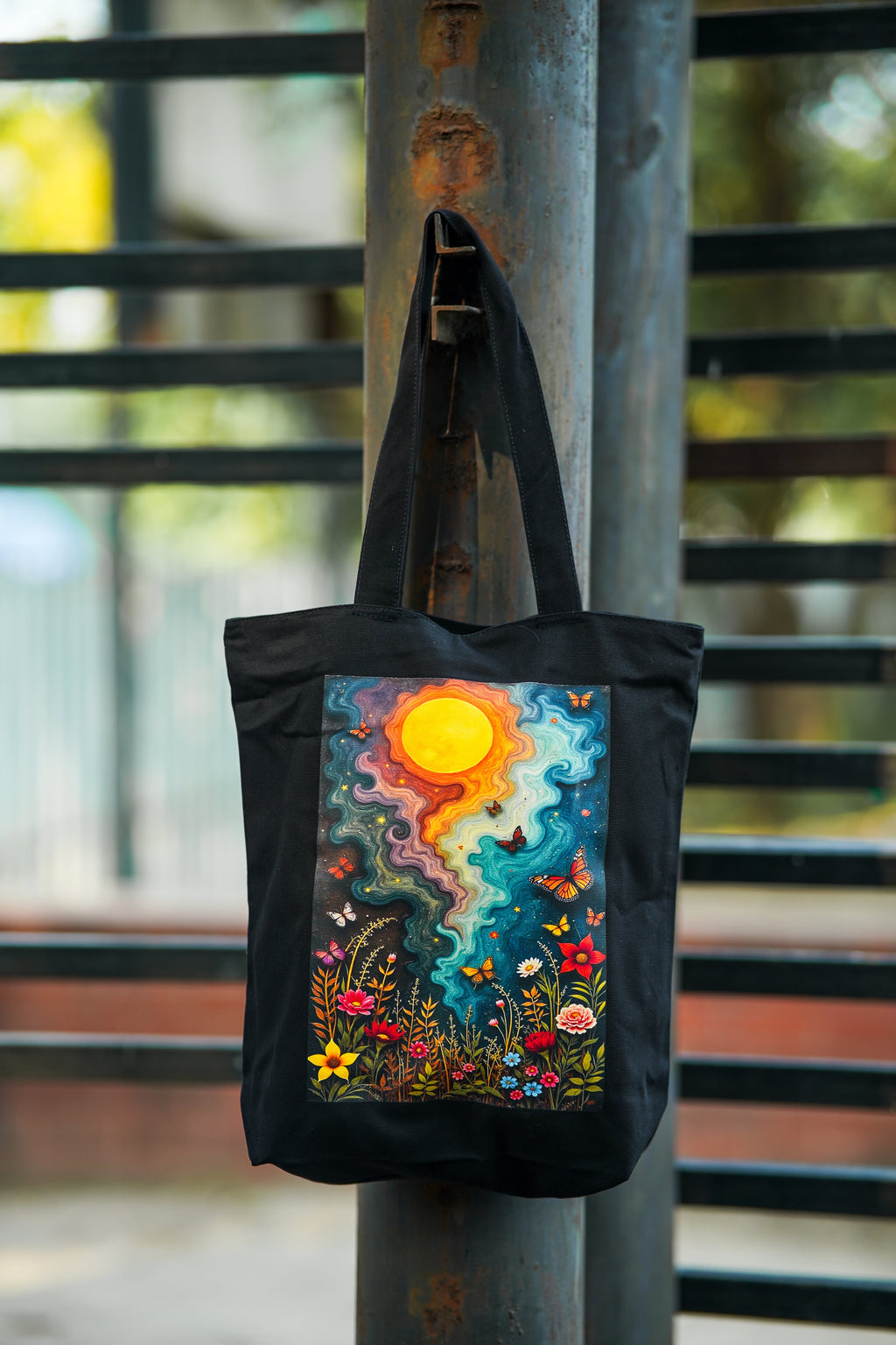 Awakening Bloom canvas tote bag - lifestyle photo (unconfirmed match) | Bloom Bags BD