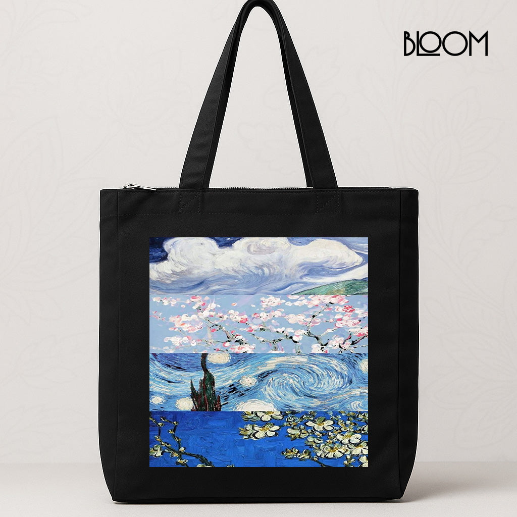 Van Gogh Inspired Blue Waves