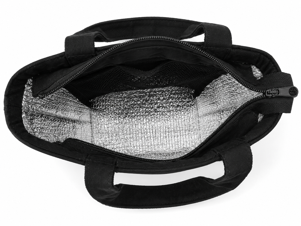 Bloom Bento lunch tote interior top view