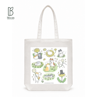 Dandelion Wishes canvas tote bag - Regular White | Bloom Bags BD