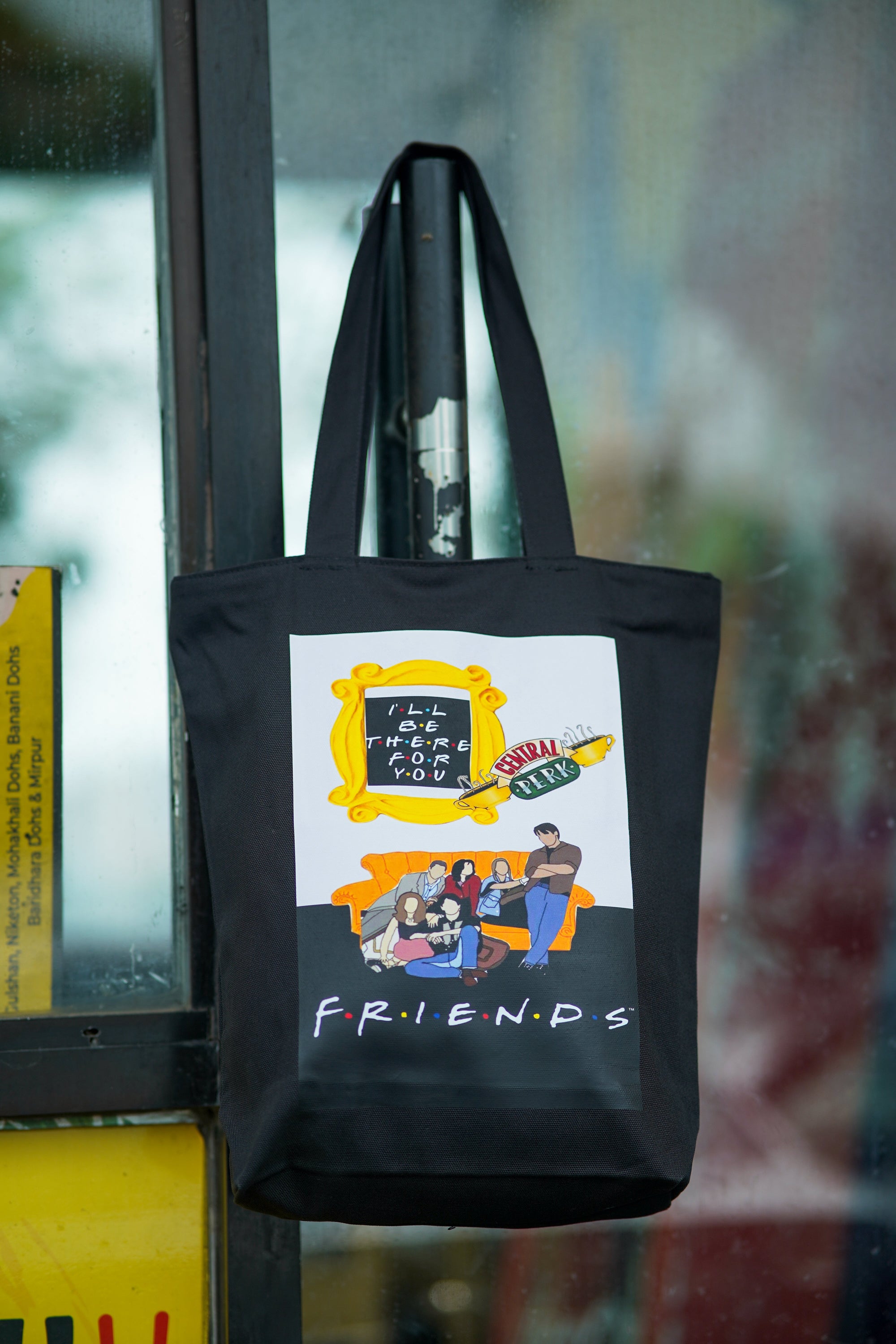I'll Be There canvas tote bag - lifestyle photo | Bloom Bags BD
