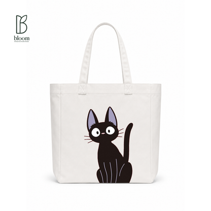 Jiji canvas tote bag - Square White | Bloom Bags BD