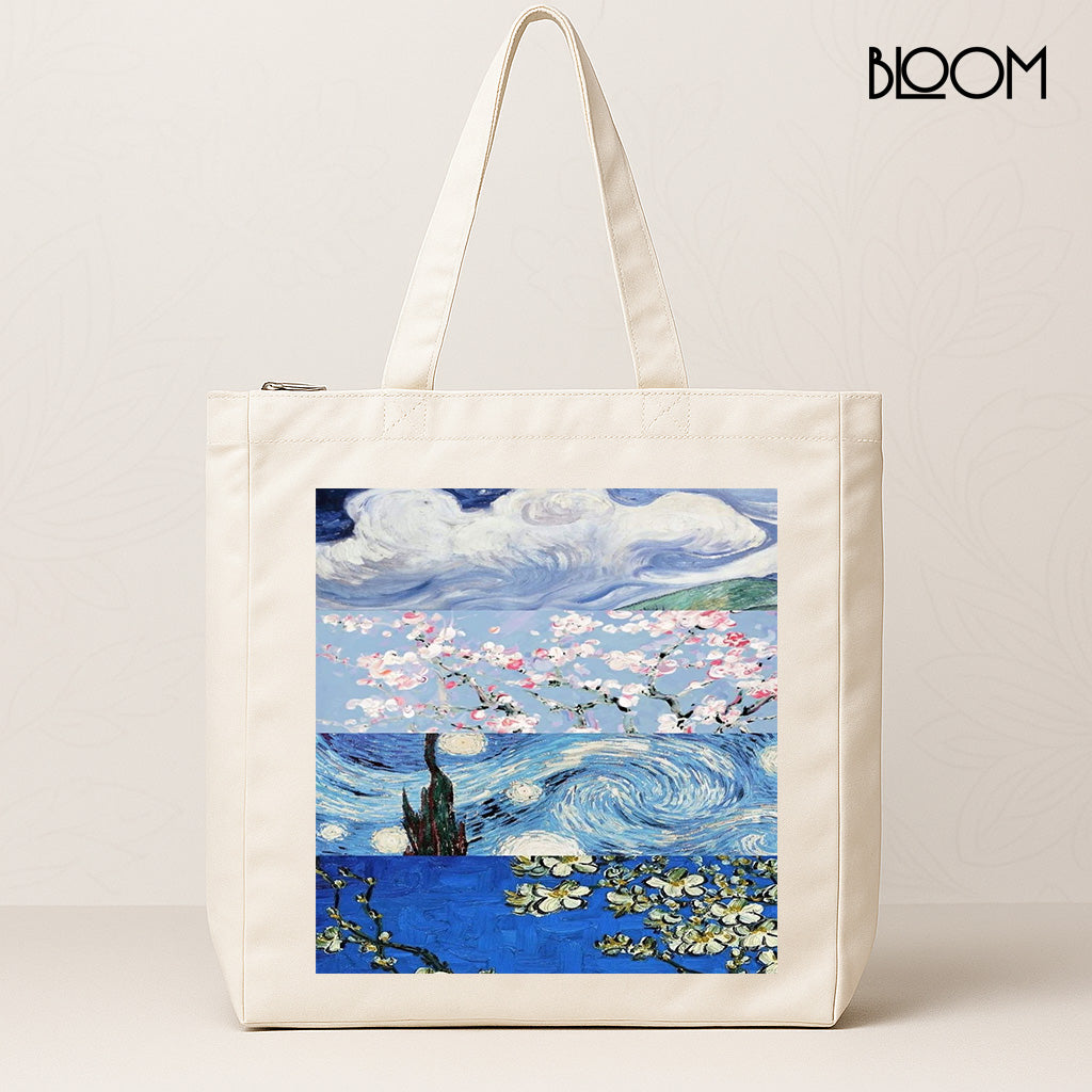 Van Gogh Inspired Blue Waves