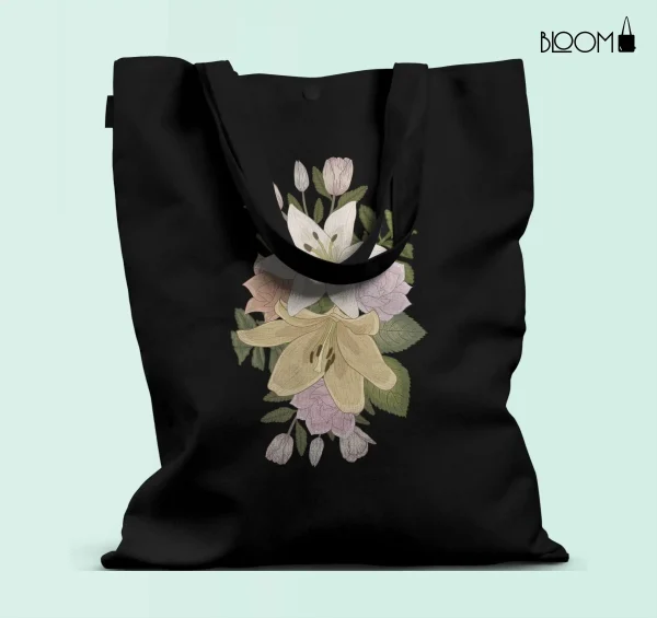 bouquet Of Lilies Black