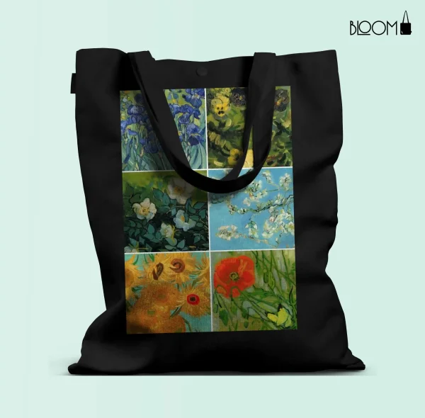 Van Gogh Flower Collection Black