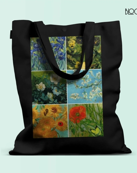 Van Gogh Flower Collection Black